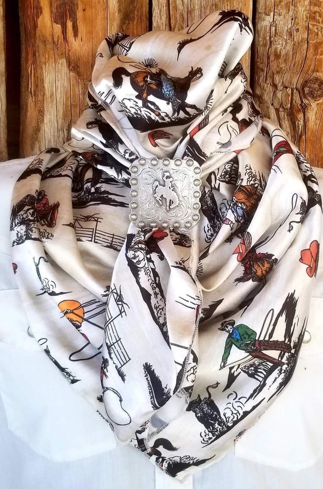 #JO6 38" x 38" Wild Rag Cowboy Print