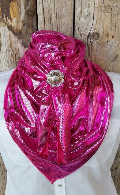 #J13 36" x 36" Wild Rag Shiny Pink